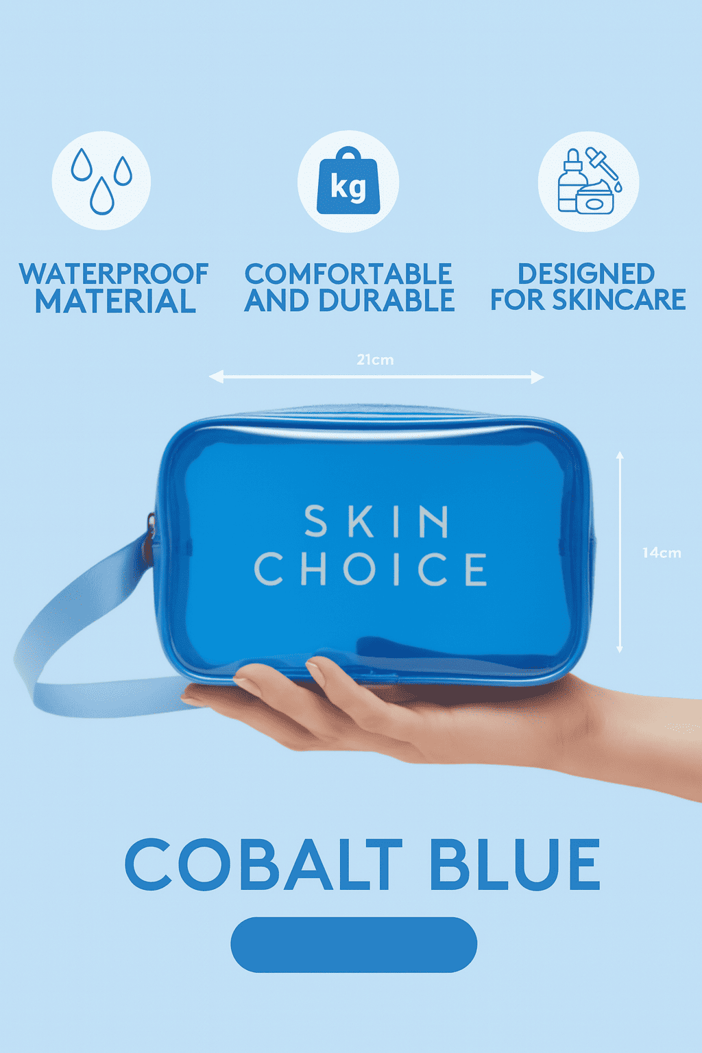 Skin Choice Clear Travel Bag