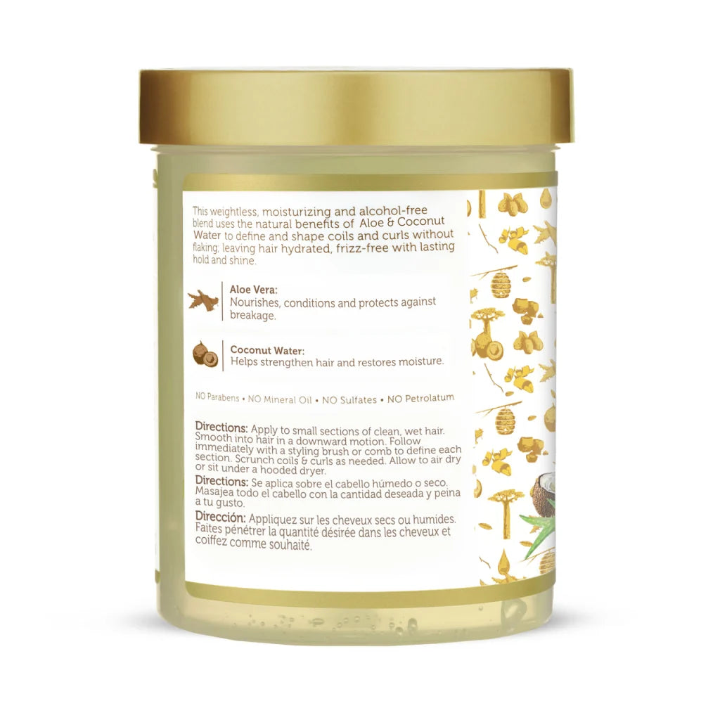 African Pride Moisture Miracle Aloe And Coconut Water Curl Defining Gel 510g