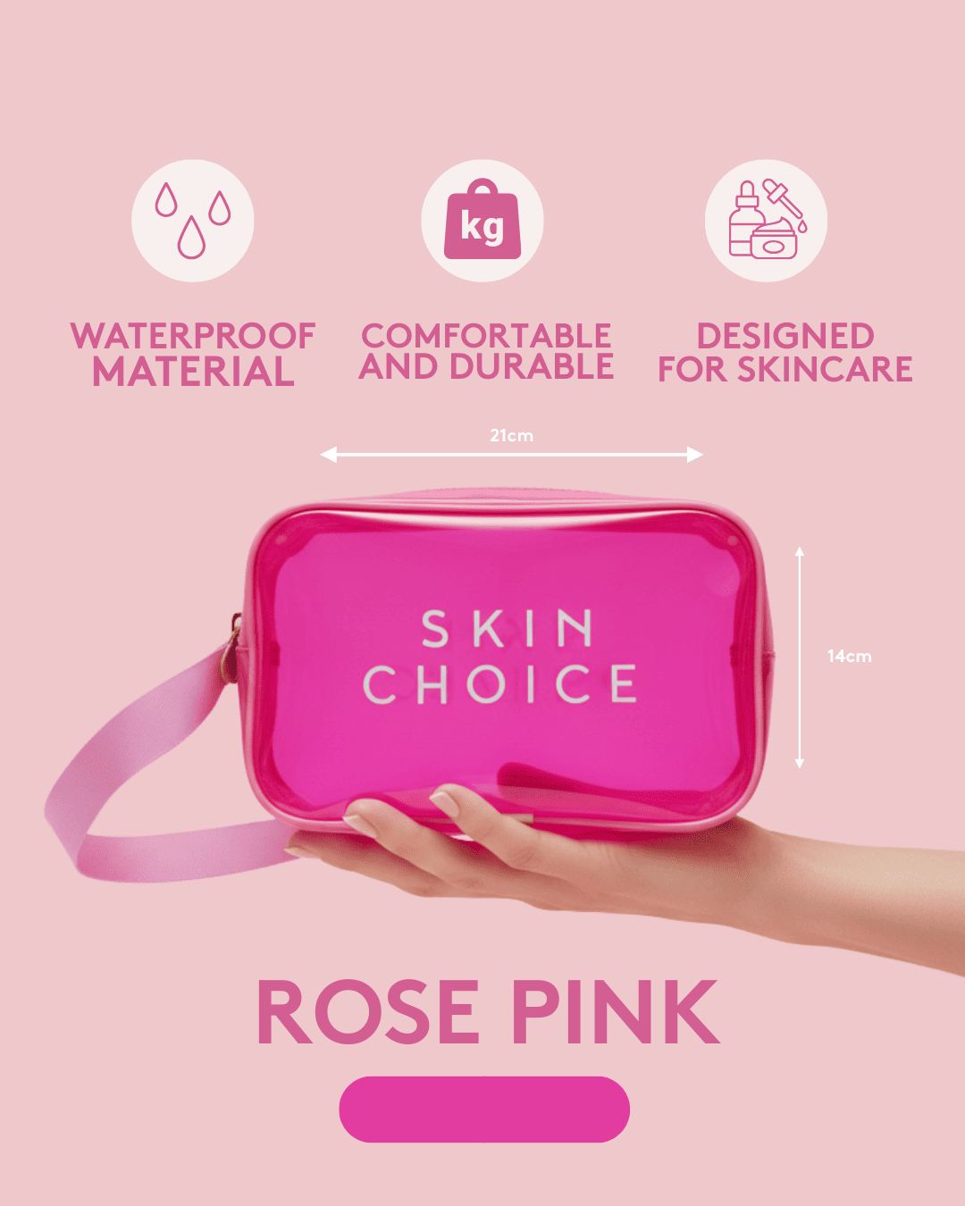 Skin Choice Clear Travel Bag