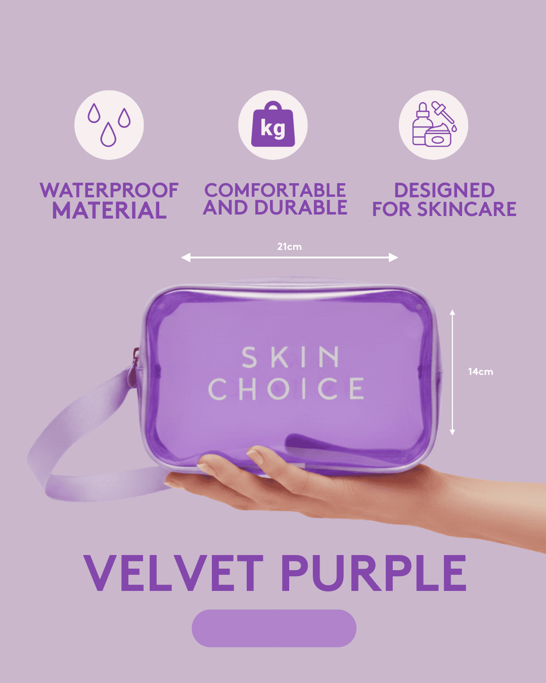 Skin Choice Clear Travel Bag