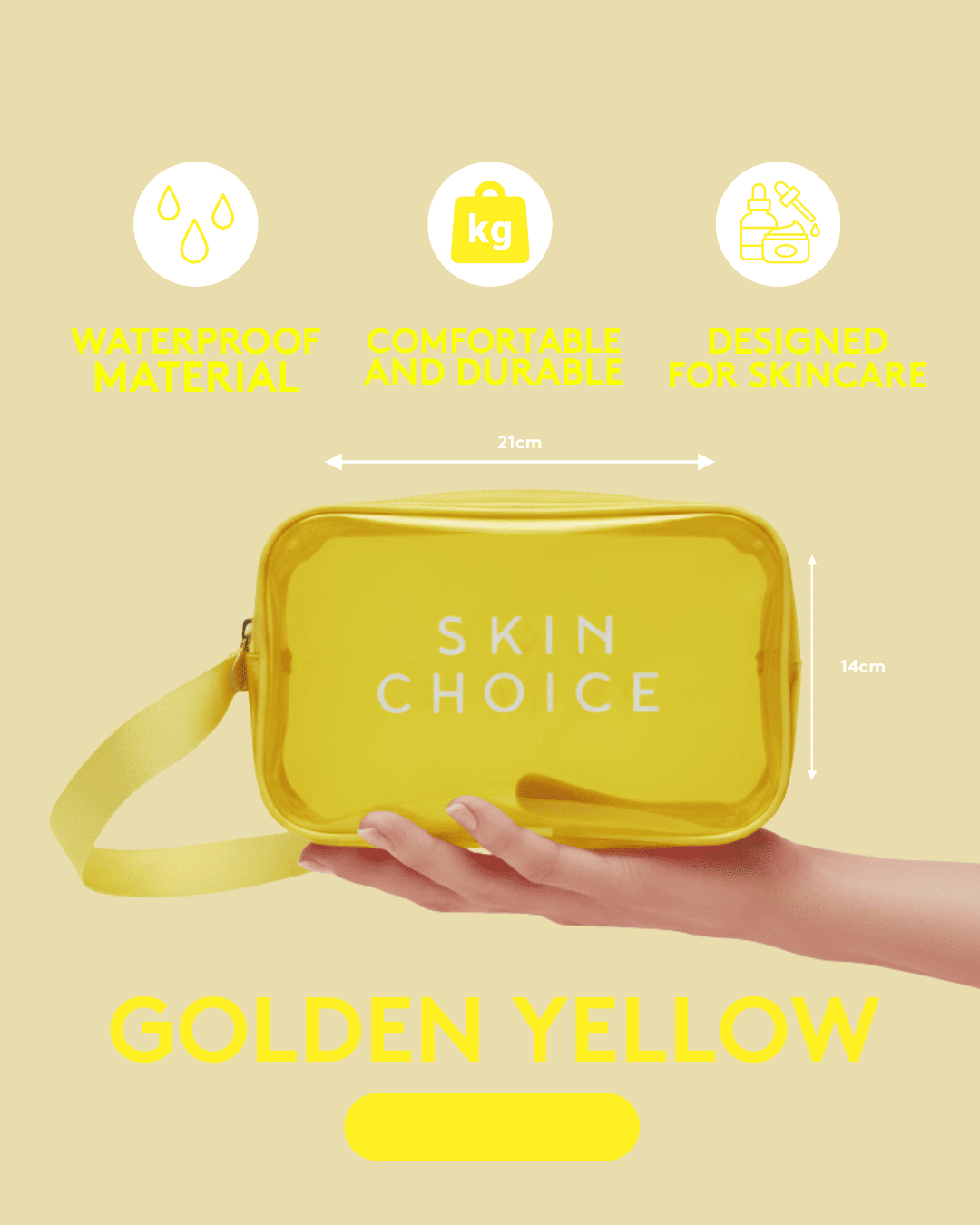 Skin Choice Clear Travel Bag