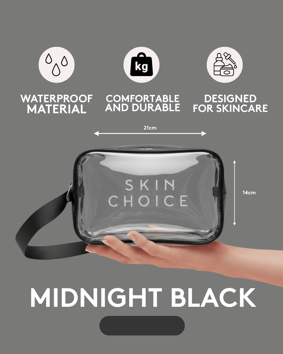 Skin Choice Clear Travel Bag